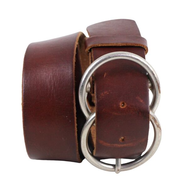 Urban Outfitters BROWN REAL LEATHER 1.5"Wd DRESS CASUAL CLASSIC BELT Sz S (M22 - Picture 1 of 13